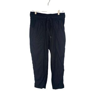 Lululemon dance studio Womens Black Lightweight Joggers pants Size 6 stripe